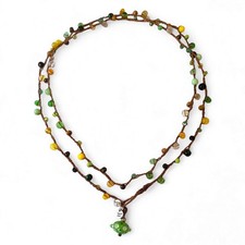 Collana boho filo e lucentezza