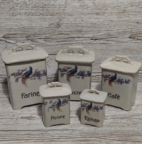Barattoli ceramica vintage - ceramica,