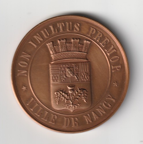Médaille bronze ville de - en,