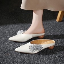 Ciabatte donna eleganti pelle