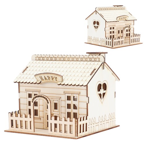 Diy wooden house - house, bank