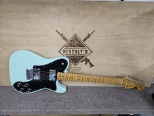 Fender Mexico Telecaster Deluxe verde come nuovo con borsa gig