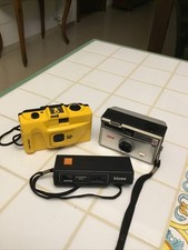 Belle 3 Macchine fotografiche vintage Kodak Instamatic104 + Car Camera + Birex