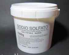 SOLFATO di SODIO ANIDRO Ph. Eur. sale 1Kg Fotografia, essiccante antiaddensante