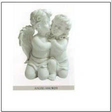 STATUA ANGELI STATUINA IN RESINA PUTTO PUTTI ANGELO angeli ANGIOLETTO