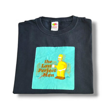 Homer Simpson Fruit of the Loom fox tshirt Cartoni animati anno 2005 taglia L