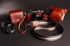 Real Leather Full Camera Case
