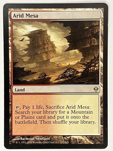 Arid mesa zendikar 211 - mesa,