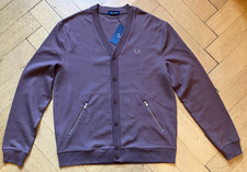 Cardigan Fred Perry M marrone