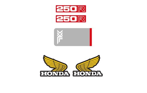 250 adesivi stickers - xl,