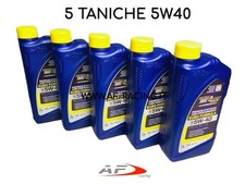 5 TANICHE OLIO MOTORE ROYAL PURPLE 5W40 5W 40 100 % SINTETICO SPORTIVO STRADALE