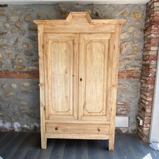 ANTICO ARMADIO ANNI PRIMI 900 GREZZO AL NATURALE