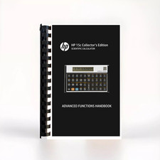 HP-15C Edizione da Collezione Calcolatrice Scientifica Funzioni Avanzate Manuale