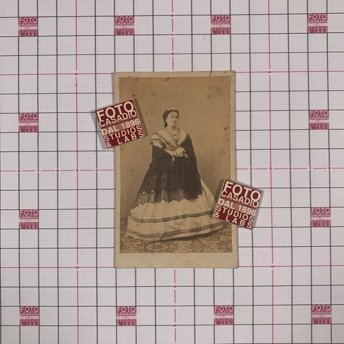 Albumina carte visite donna - carte,