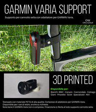 Garmin Radar Mount. Supporto cannotto sella per Garmin Varia , stampato in 3D.