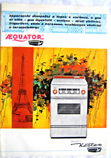 BROCHURE AEQUATOR WESTEN CUCINE A GAS, BASSANO DEL GRAPPA- ANNI '50