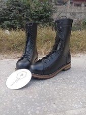 Stivali in pelle nera USMC