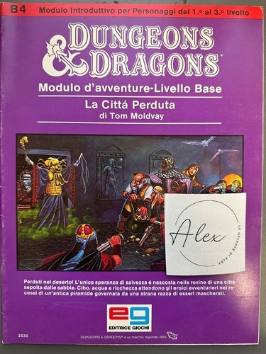 Dungeons dragons b4 modulo - b4,