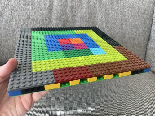 Lego piastra mils - piastra, multicolore