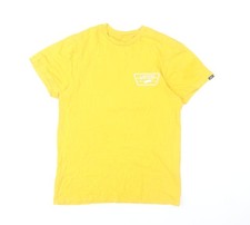 T-shirt gialla uomo UK taglia