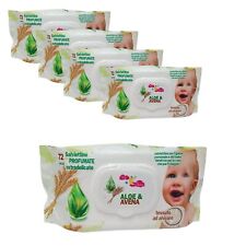 720 Salviette Neonato ALOE AVENA Salviettine Umidificate Bambini 410 Confezioni