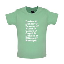 Dasher & Ballerina Natale Renne List - Bambino T-Shirt / Body - Rudolph Natale