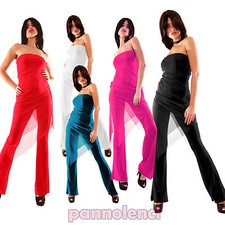 Overall tuta intera velata