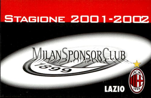 Biglietto stadio milan sponsor - milan,