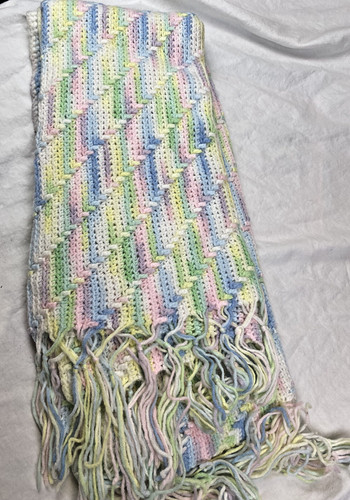 Coperta neonato vintage fatta