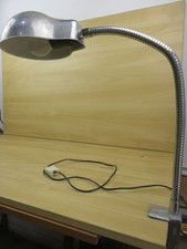 LAMPADA DA TAVOLO PIEGHEVOLE INDUSTRIALE RIMSA snodabile officina metallo vintag