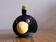 Peluche Angry Birds Rovio Black Bird Bomb 5 pollici *NO SUONO*