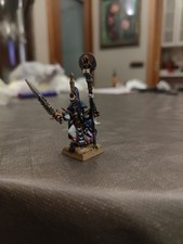 Warhammer The Old World PAINTED TECLIS Alti Elfi METAL OoP Mage High Elf Elves