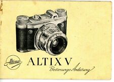 ALTISSA Manuale di Istruzioni