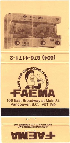 Vancouver canada faema - vancouver, bc