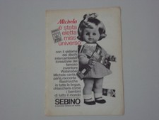 advertising Pubblicità 1970 BAMBOLA SEBINO MICHELA
