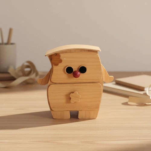 Mini cassettiera legno - mini,