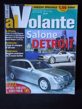 AL VOLANTE n°2 2003 Mercedes E 270 Cdi Citroen C8 2.0 Renault Megane 1.9 [Q6]