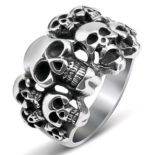 Anello uomo acciaio inox - inox, unico