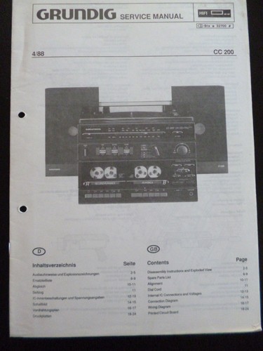 Manuale servizio originale - servizio,