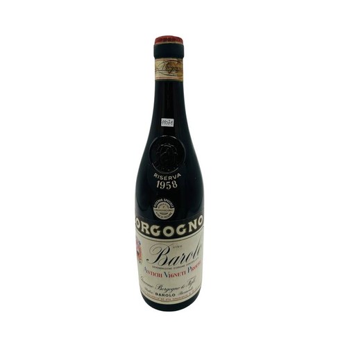 Vintage bottle borgogno - bottle,
