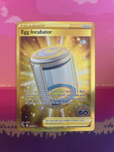 Pokemon card egg incubator - card,