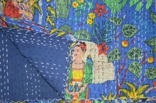 Trapuntino copriletto Kantha