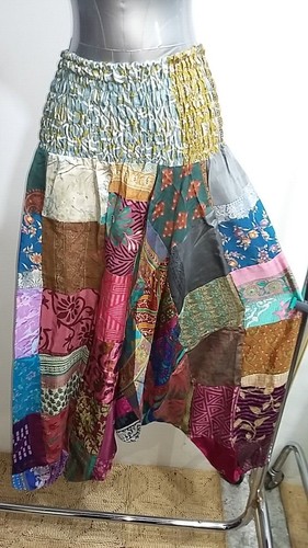 Pantalone patchwork goa con - pantalone,