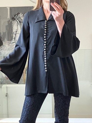 Camicia donna nera - , manica
