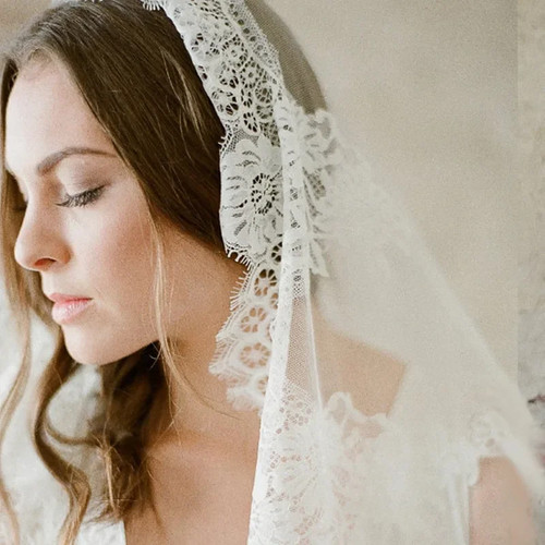 Mantilla cattedrale sposa - mantilla, 3