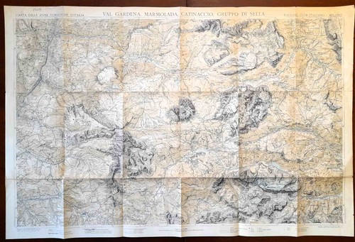 Carta geografica antica val - geografica,