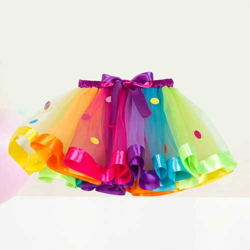 Gonna tutù arcobaleno - , per