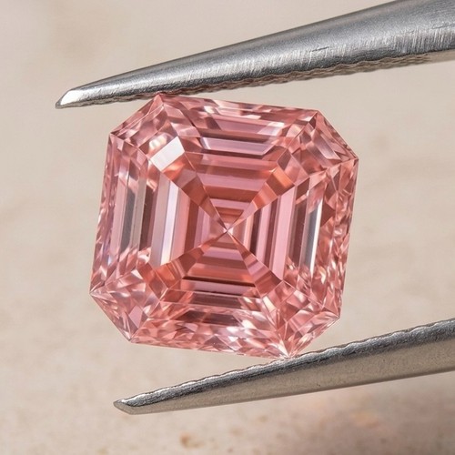 Diamante fantasia rosa - 3,0, ct