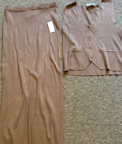 Set gilet gonna maglione - gilet,