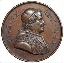Pope Pius IX 1846-1878 Election Rare Medal Vatican Papal States Original Rome